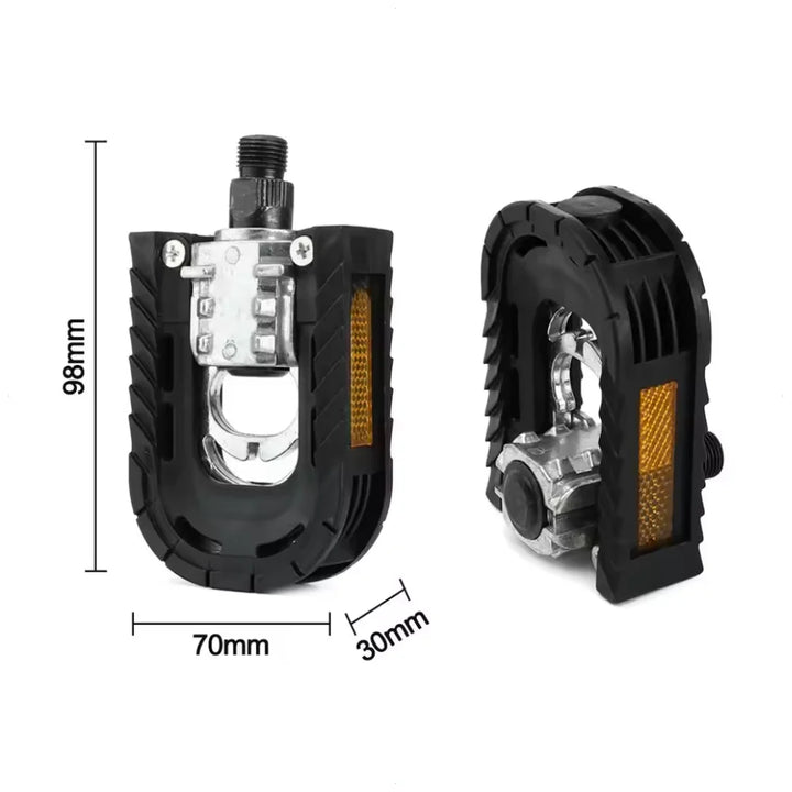 1 Pair Engwe E2 Pro Foldable Ball Bearing Pedal Semi-Aluminum Folding Pedal Suitable For Mountain Bikes Road Bike Bicycle Pedals Ball Bearing Pedals Fixed Gear Pedals Anti-slip Foot Pegs Engwe EP2.0 Pro E2 Pro Electric Bicycle E-bike Folding Pedals