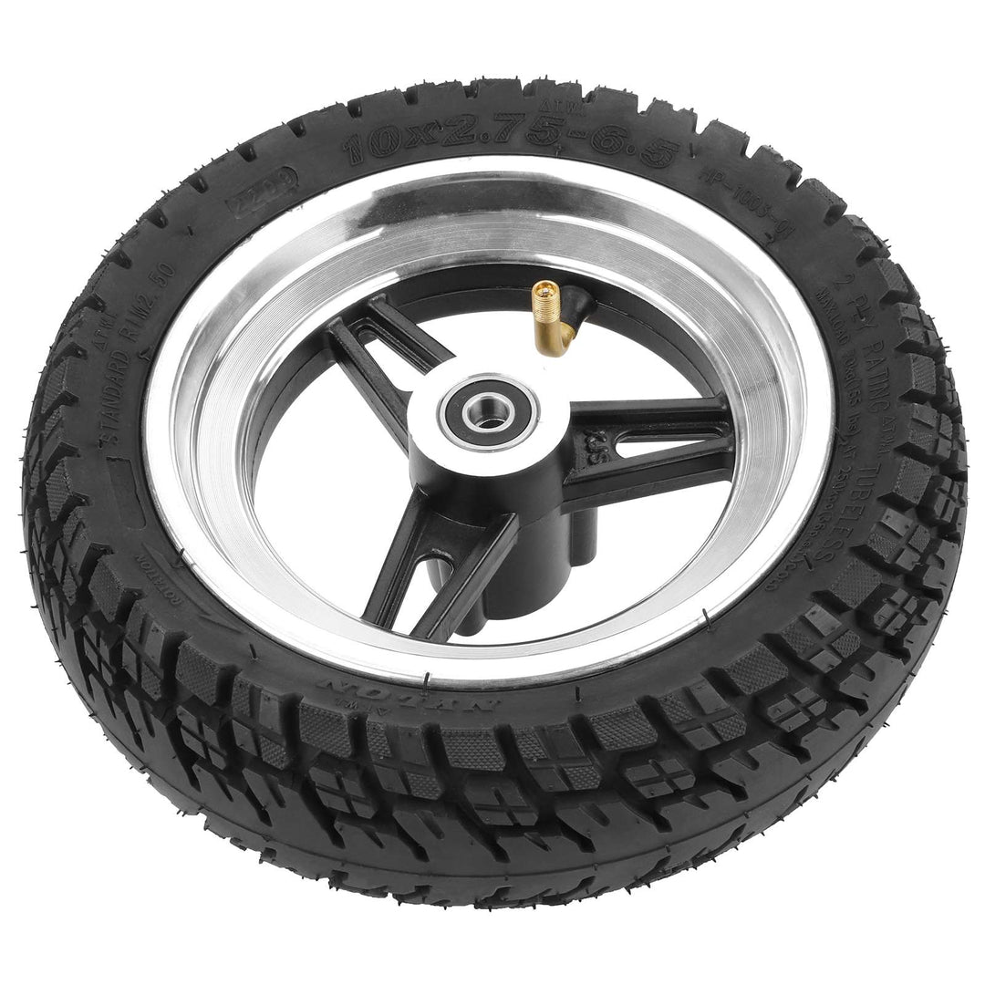 Ulip 10 Inch 10*2.75-6.5 E-Scooter Vacuum Tyre with Valve 10*2.75-6.5 Widen Tubeless Tire with Valve 10X2.75-6.5 Off-road Tires Parts Off-road Tire for Smartgyro Speedway,Rockway,Crossover Kugoo G3, Speed 5 DT 3 Electric Scooter