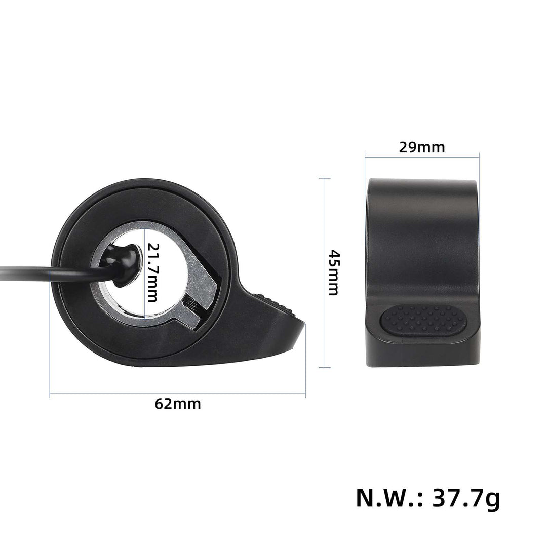 Black Electric Scooter Thumb Throttle Accelerator Finger for Xiaomi M365 Pro Pro2 1S Scooter Trigger Gearshift Speed Dial Parts Throttle Accelerator Essential Finger Dial Mi Skateboard Electric Scooter Thumb Dial