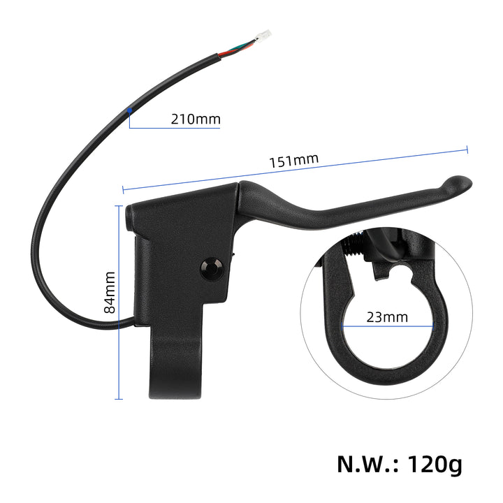 Leva Freno Destra per Xiaomi M365/Pro/Pro2/1S Monopattino Elettrico Maniglia Freno Destra Parti Freno Parti Monopattino M365