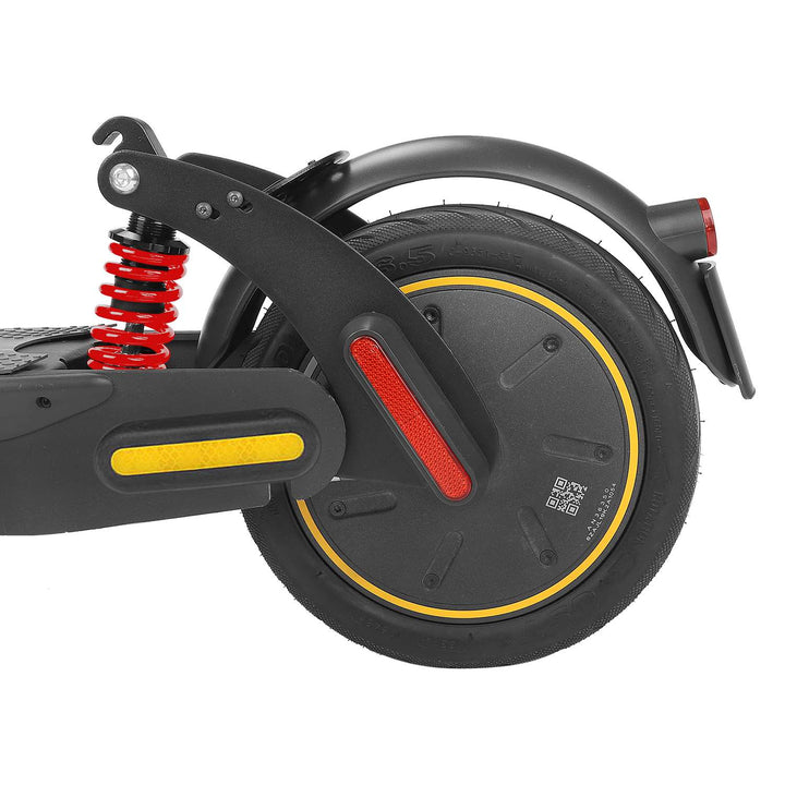 Sospensione posteriore nero-rosso V2 per scooter G30 Max con brevetto Max G30LP G30LE G30E Sospensione posteriore Ammortizzatore posteriore con parafango posteriore con portatarga e luci posteriori ingrandite