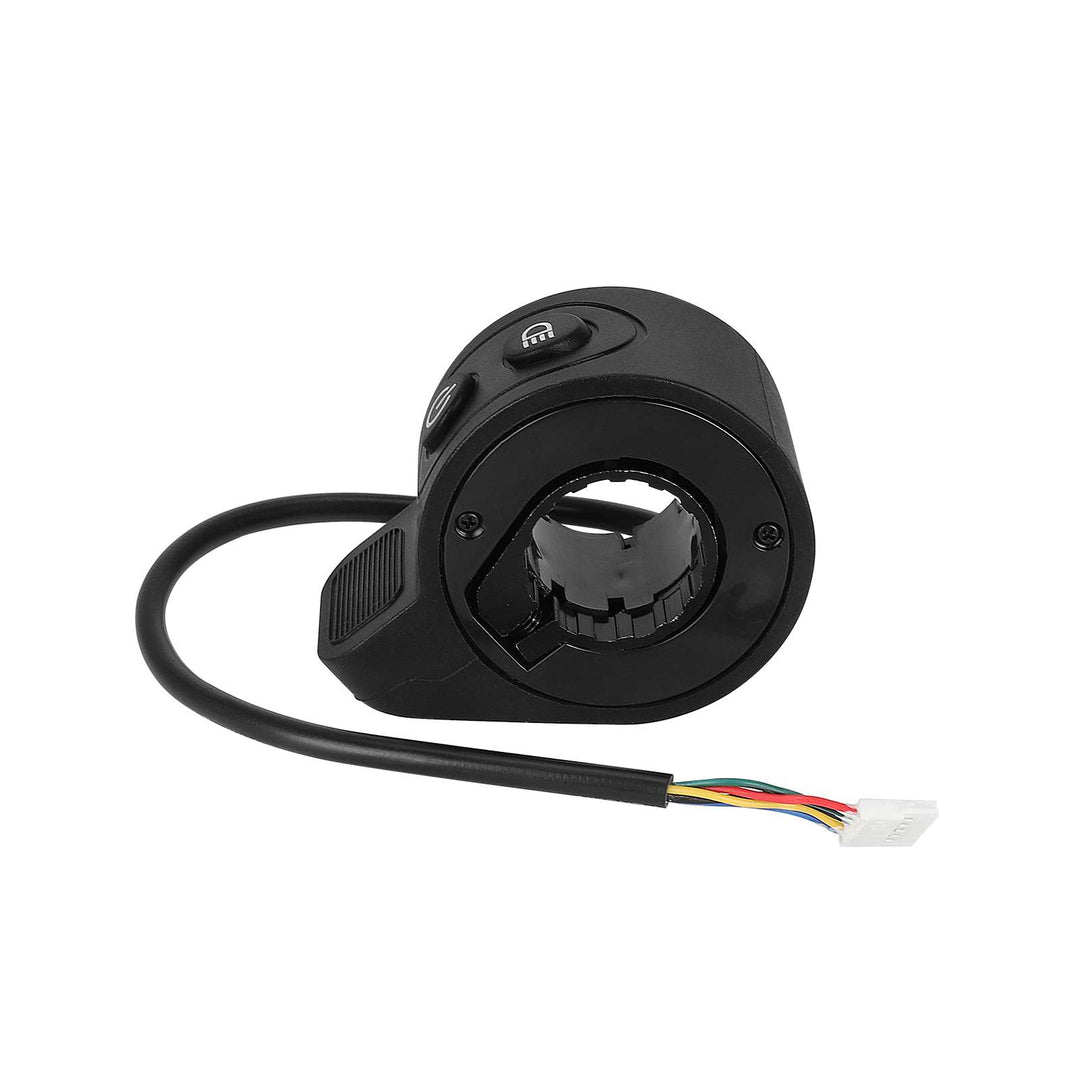 Acceleratore Black Power con interruttore luce per monopattini HX X6X7X8 Acceleratore per monopattino elettrico HX X8 Interruttore Accendi/Spegni Lampada Pulsante Controllo acceleratore a pollice Parti Accessori