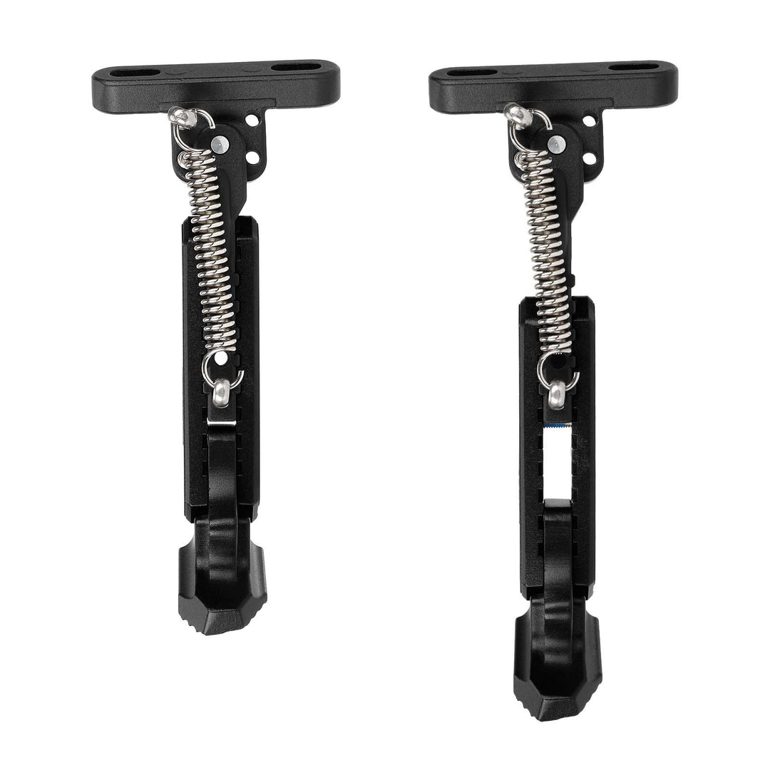 V2 Black Adjustable Aluminum Kickstand for Segway Ninebot ZT3 ZT3 Pro Xiaomi M365 1S Pro Pro2 Mi3 Electric Kickscooter Foot Support Side Stand Packing Rack Kickstand E-Scooter Side Parking Foot Support Replacement Parts