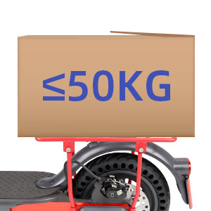 Scaffale portapacchi posteriore pieghevole rosso Ulip per monopattini Xiaomi M365 Pro PRO2 1S MI 3, portapacchi posteriore per E-Scooter, design compatto, leggero, per spazio di archiviazione aggiuntivo