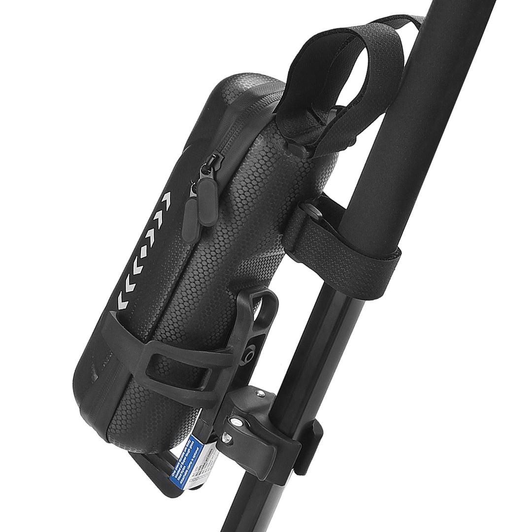 1L front Full Waterproof Bike Scooter Bag for Most Bicycles, Electric Bicycles, Electric Scooters, and Front Bike Bags Bike Kit Tool Bag Tank Hard Shell Water Bottle Cycling Repair Kit Tool Case Riding Equipment Bag Front Cycling Box Kettle Case