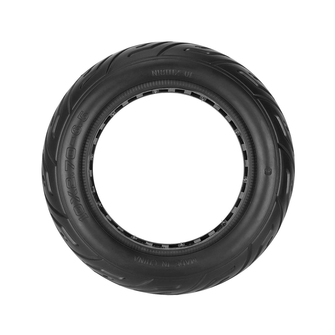 Pneumatico solido nero 10*2.70-6.5 City Road Pneumatico solido 10*2.70-6.5 Road per monopattini elettrici Hilop Airlang 10 pollici Pneumatico solido tubeless 10x2.70-6.5 per Dualtron 3 DT3 SPEEDWAY 5 e Kugoo G2 Pro G-Booster