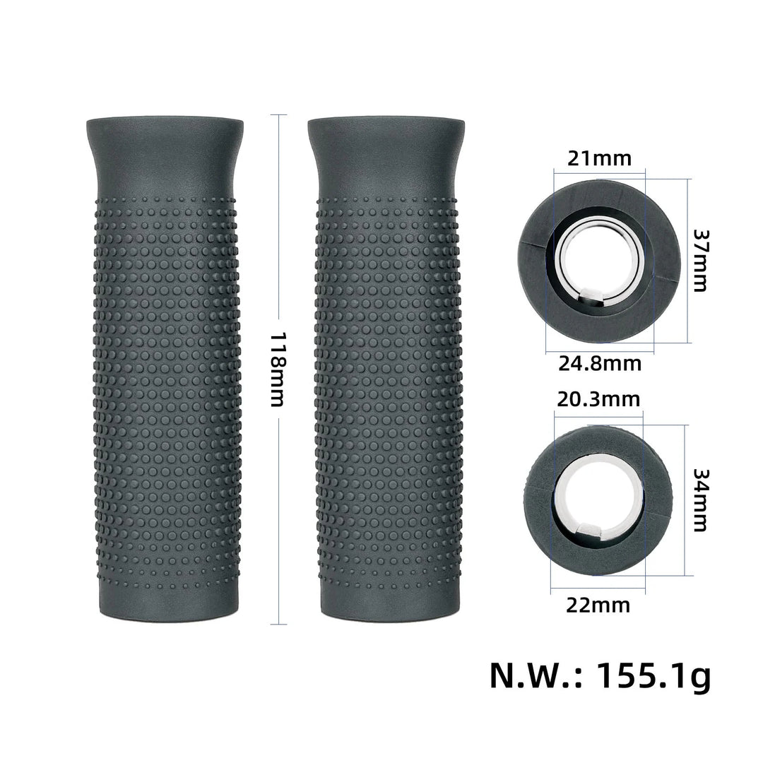 KuKirin A1 Handlebar Grips with Through Hole KUGOO KIRIN A1 Original Handlebar Grips for KuKirin A1 Electric Scooter Left Right Rubber Anti-slip Handle Grip Replace Parts