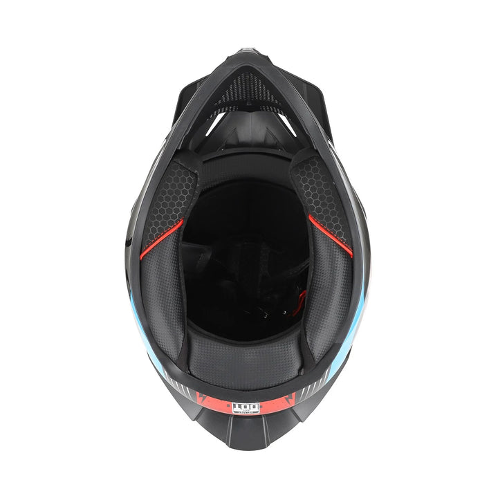 Size L (57-58 ) Shimmering Red Off-Road Helmet Adult Full-Face Bike Helmet Mountain Road Cycling Helmet Ultra-Light Off-Road Safety Helmet Outdoor Adult Cycling Helmet Sports Mountain Forest Competition Off-Road Helmet Mountain Bike Full-Face Helmet