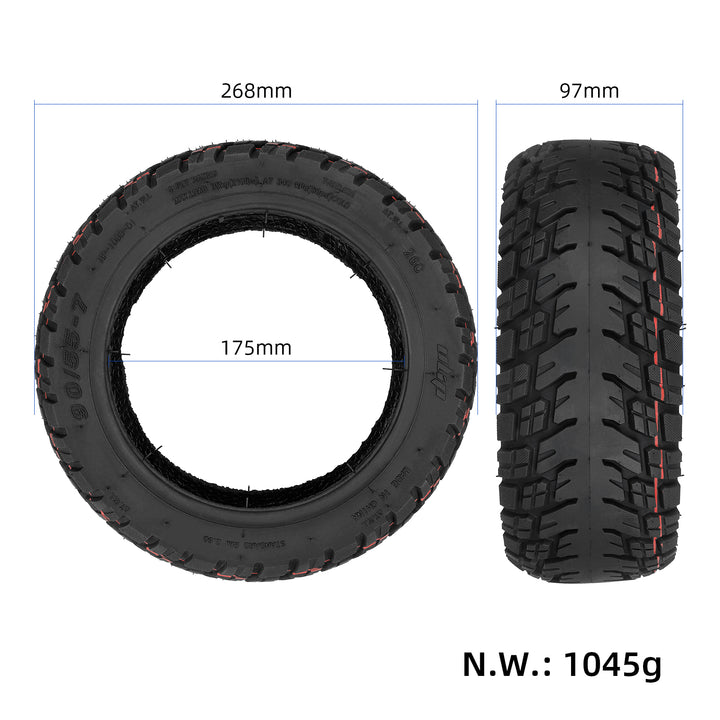 Pneumatico Tubeless Fuoristrada ULIP 90/55-7 da 11 Pollici per Scooter Elettrico Segway Ninebot GT1 GT2, Pneumatico Antideflagrante in Gomma Antiscivolo Fuoristrada 90/55-7