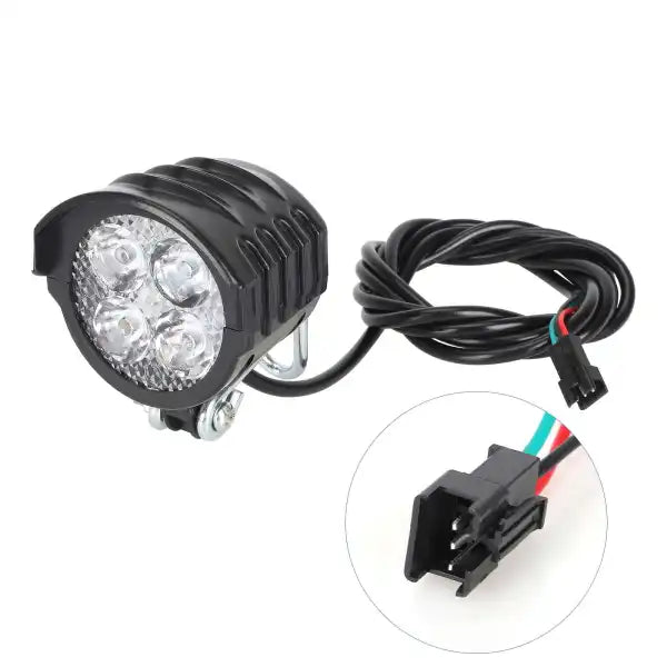 Headlamp with horn integrated two-in-one