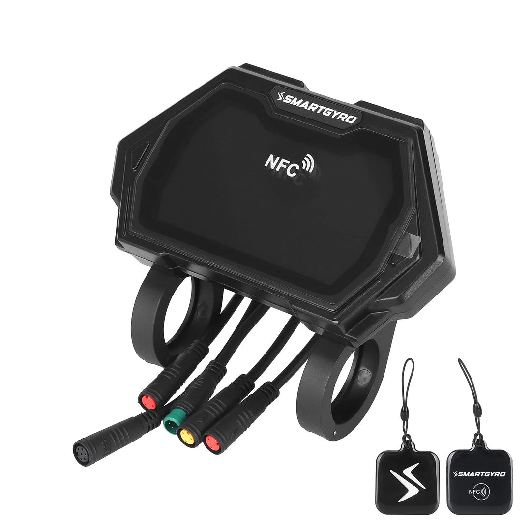 Original Smartgyro Display Instrument TFM13 Five-Wire Waterproof Connector Display Accessory Electric Scooter Dashboard Screen Digital Gauge Parts Display Dashboard With 4 Pin Instrument Digital Meter Screen Electric Scooter Parts