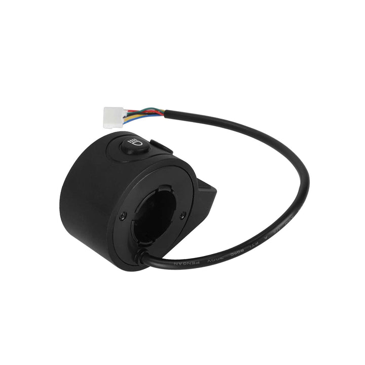 Acceleratore Black Power con interruttore luce per monopattini HX X6X7X8 Acceleratore per monopattino elettrico HX X8 Interruttore Accendi/Spegni Lampada Pulsante Controllo acceleratore a pollice Parti Accessori