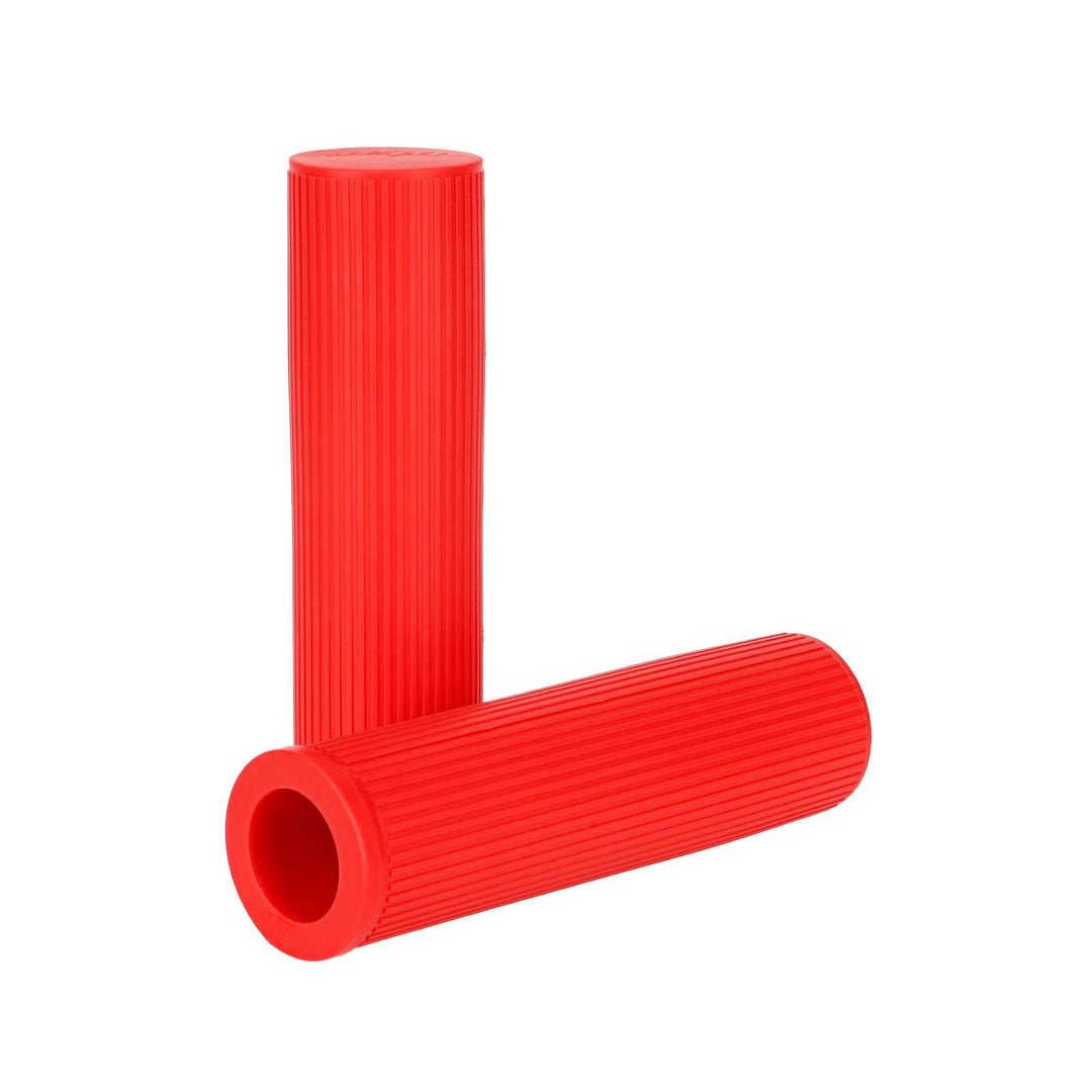 Ulip Red Handlebar Covers  without Slot for Bike and all of Scooters including Xiaomi 4 Pro Rubber Handlebar Grip for Xiaomi 4 Pro Scooter Anti-Slip Ergonomic Comfortable Electric Scooter Handle Cover Accessories Rubber Handle Bar Grips Handle