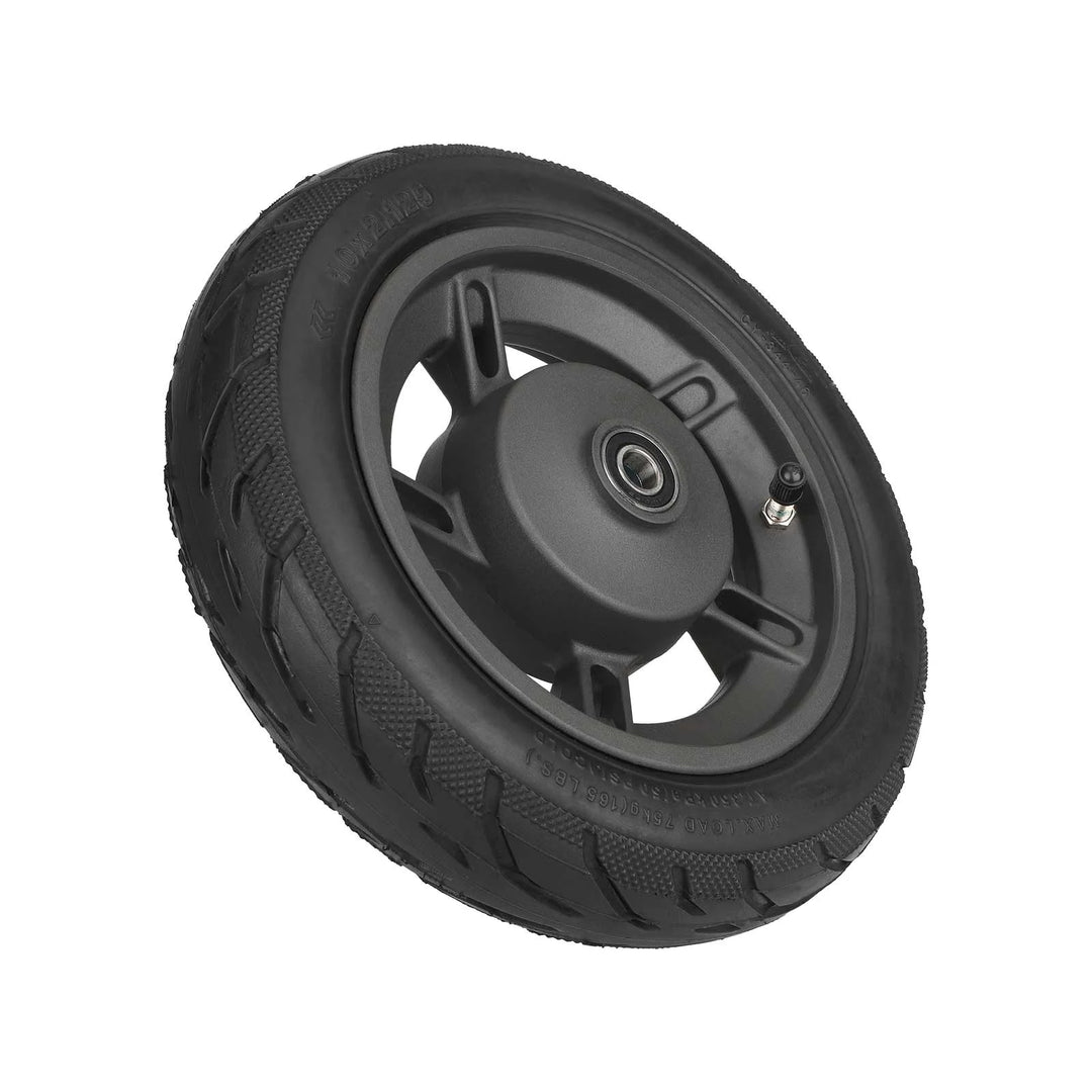 Original Rim for Xiaomi 4 lite(2nd Gen) Scooter Xiaomi 6 Lite with 10*2.125 Tire 10 Inch Hub Wheel Front Wheel Aluminum Alloy Assembly Parts Complete Front Wheel Assembly