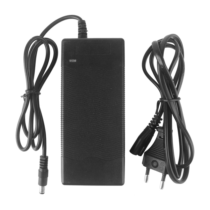 42V 2A Charger with DC2.1 5521 5.5*2.1 Connector and EU Plug Electric Vehicle Electric Scooter DC Head Charger Lithium Battery Charger 36v42v Round Head Power Cord Accessories Lithium Battery Power Adapter
