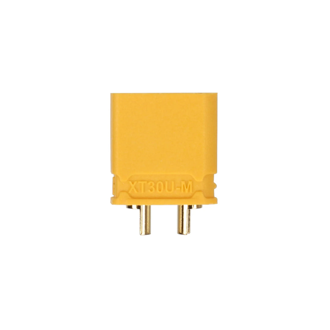 Connettore maschio Amass XT30U-M XT30U potenziato con spinotti a banana placcati in oro AMS XT30U-M Connettore maschio giallo Presa per aviazione ad alta corrente Connettore Amass XT30