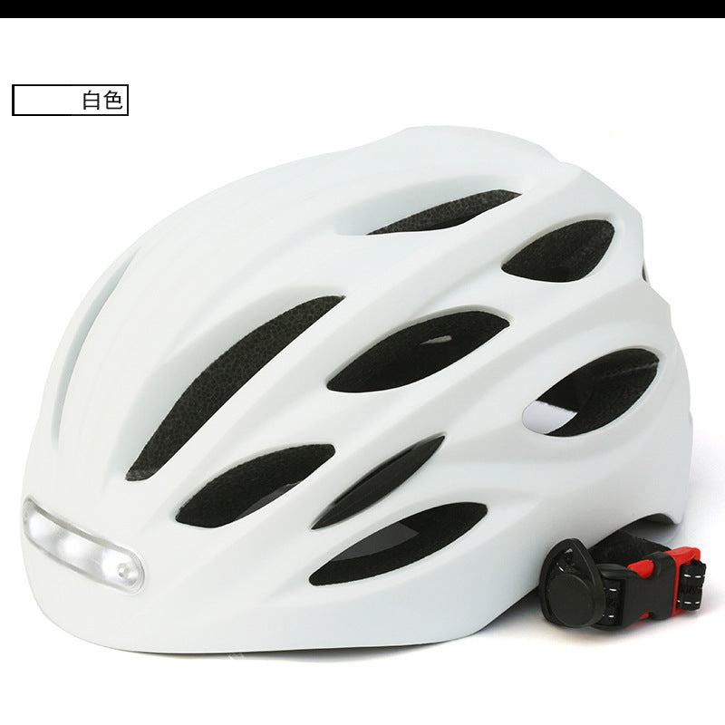 Caschi da Bici Neri Taglia L per Adulti - Casco da Bicicletta Regolabile con Luci LED Anteriori e Posteriori per Adulti Uomini Donne Casco per Scooter per Pendolarismo, Ciclismo su Strada, Pattinaggio, Scooter