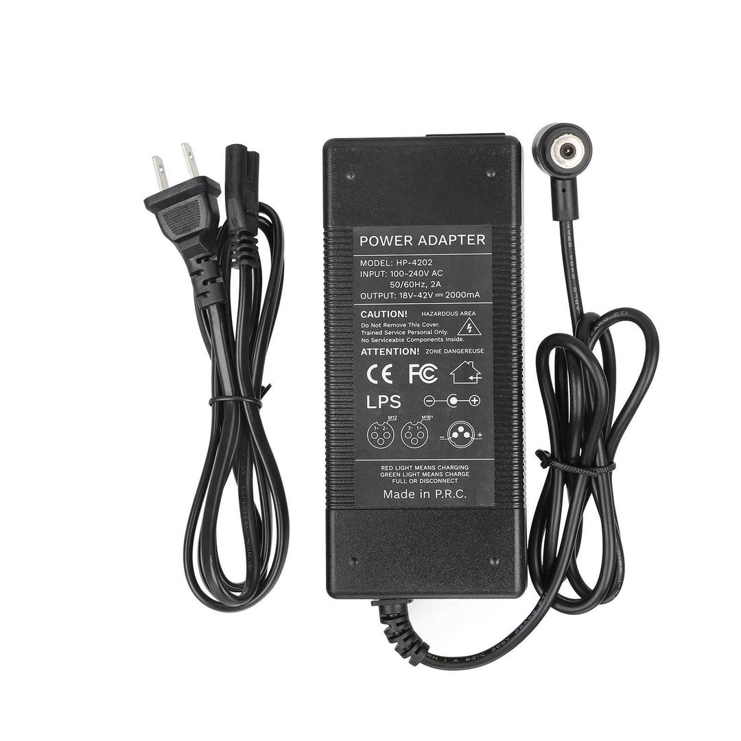 Caricabatterie magnetico 18V~42V2A, standard europeo, adattatore di alimentazione 36V 2A per monopattino elettrico Xiaomi 4 Pro, parti del caricabatterie