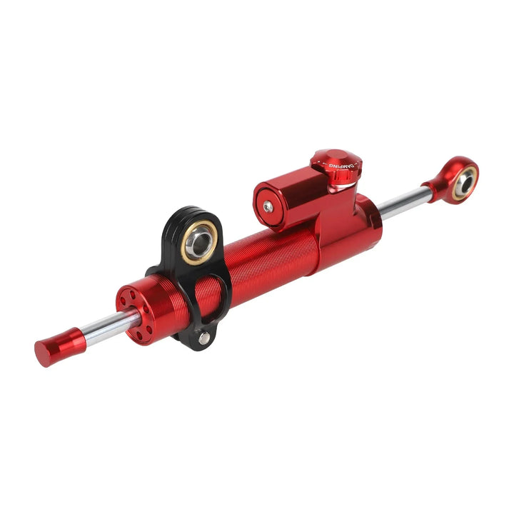 Ammortizzatore di sterzo stabilizzatore rosso con supporto di montaggio rosso per monopattino elettrico Ausom Gallop/Kukirin G3 Pro 2024, staffa di modifica in alluminio e acciaio