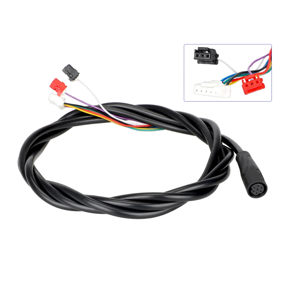 Kukirin A1 Original Integrated Cable For KuKirin A1 Electric Scooter Control Integrated Wire Harness Data Line Replace Parts A1 Electric Scooter Integrated Cable Multiple Interfaces Connection Short Circuit and Leakage Protection Components