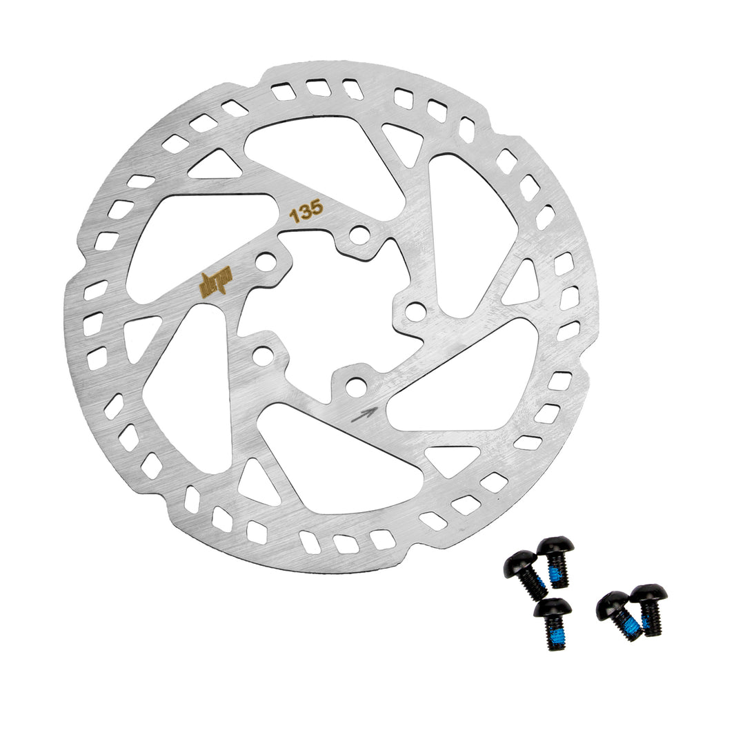 Disco Freno da 135mm con 5 Fori Freno Idraulico Xtech Zoom in Lega di Alluminio Colore Dazzle per Scooter Elettrico Xiaomi M365 1S e Pro Staffa Freno Idraulico