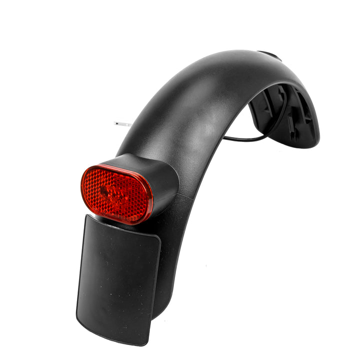 Ammortizzatore Posteriore Nero-Rosso con Luce e Parafango Posteriore per Xiaomi 3, Sospensione Posteriore per Monopattino Elettrico MI 3, Accessori