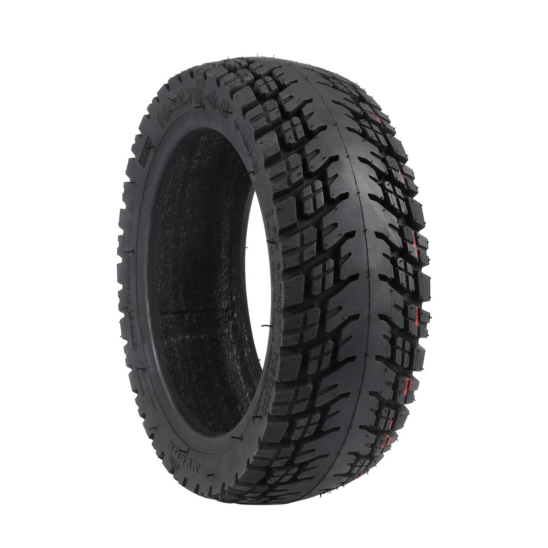 Ulip 10 Inch 10*2.75-6.5 E-Scooter Vacuum Tyre with Valve 10*2.75-6.5 Widen Tubeless Tire with Valve 10X2.75-6.5 Off-road Tires Parts Off-road Tire for Smartgyro Speedway,Rockway,Crossover Kugoo G3, Speed 5 DT 3 Electric Scooter