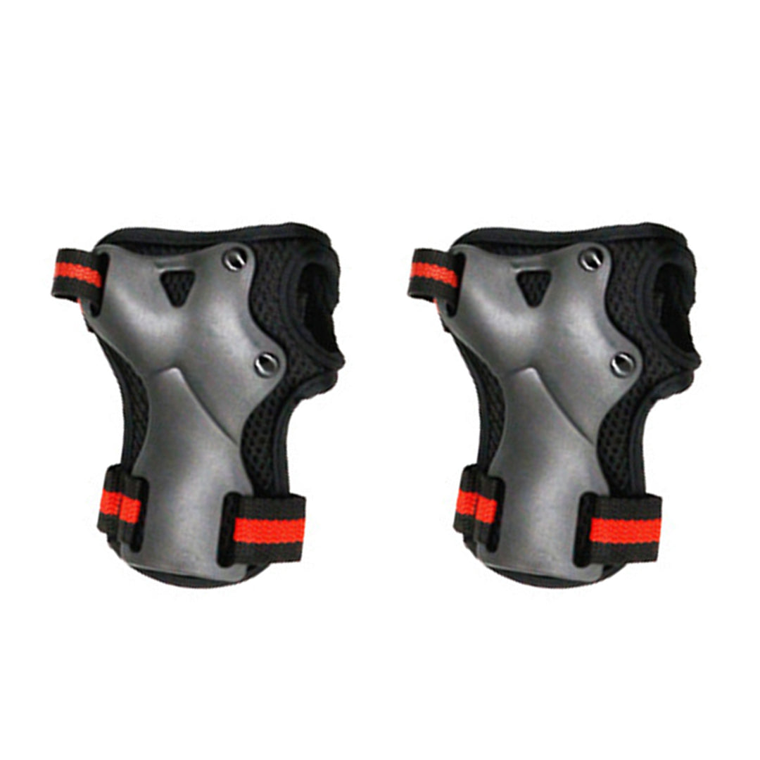 L Size Black and Red Alien Protective Gear for Children Teenagers Skateboards Balance Bikes Scooters Riding Outdoor Sports Protective Gear