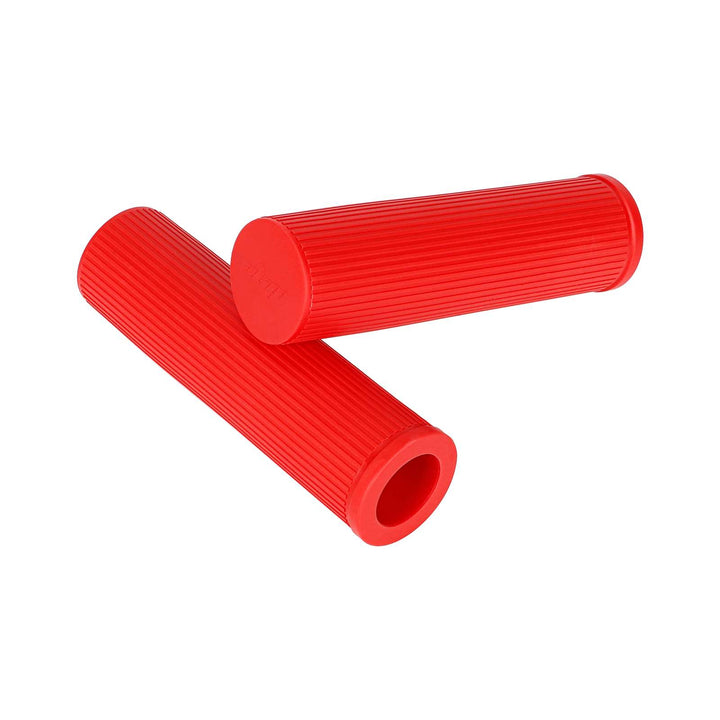 Ulip Red Handlebar Covers  without Slot for Bike and all of Scooters including Xiaomi 4 Pro Rubber Handlebar Grip for Xiaomi 4 Pro Scooter Anti-Slip Ergonomic Comfortable Electric Scooter Handle Cover Accessories Rubber Handle Bar Grips Handle