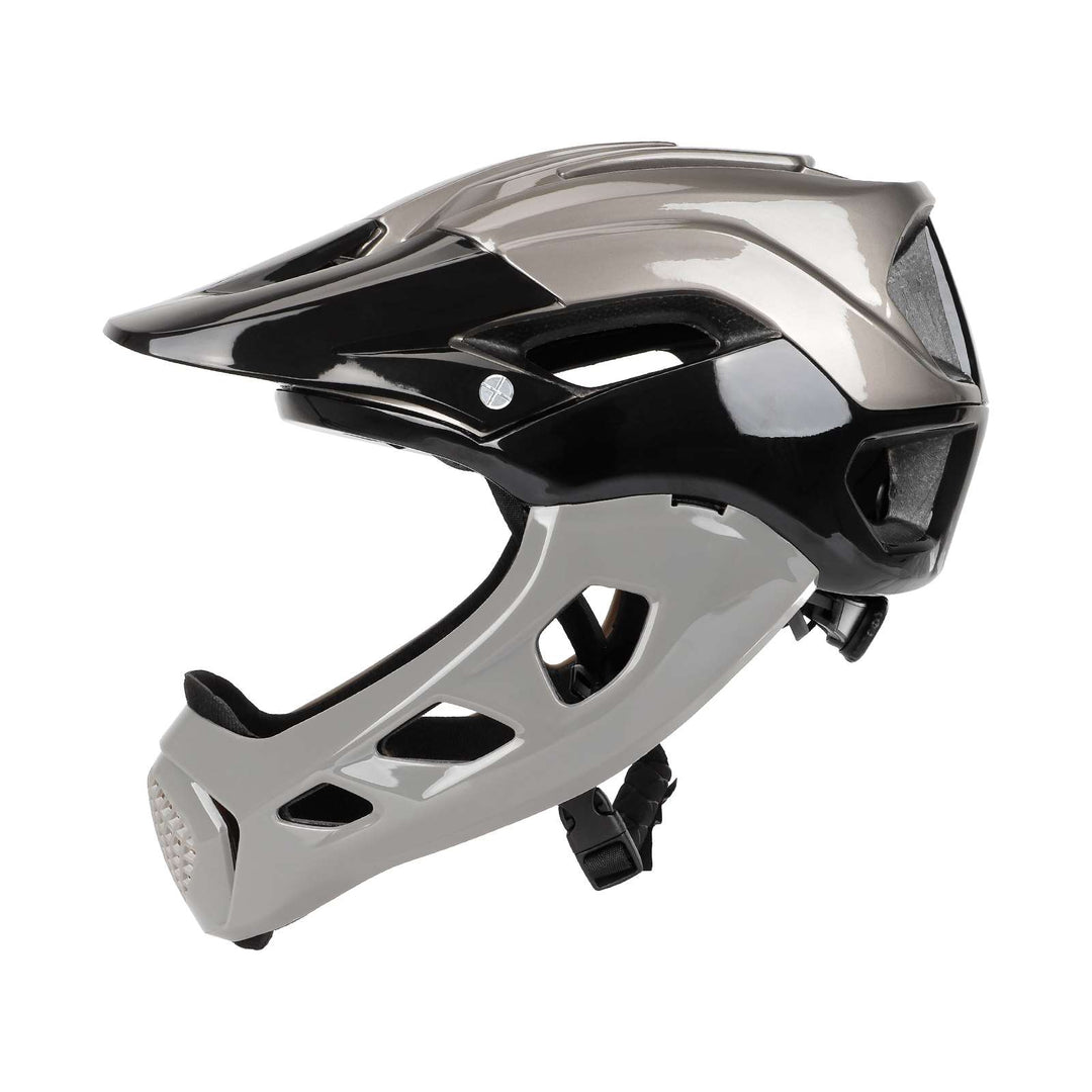 Black And Grey Detachable Off-Road Helmet Mountain Bike Helmet Xc/Am Ultra-Light Off-Road Helmet Outdoor Adult Cycling Helmet Sports Mountain Forest Race Off-Road Helmet Removable Mountain Bike Full Helmet Wholesale