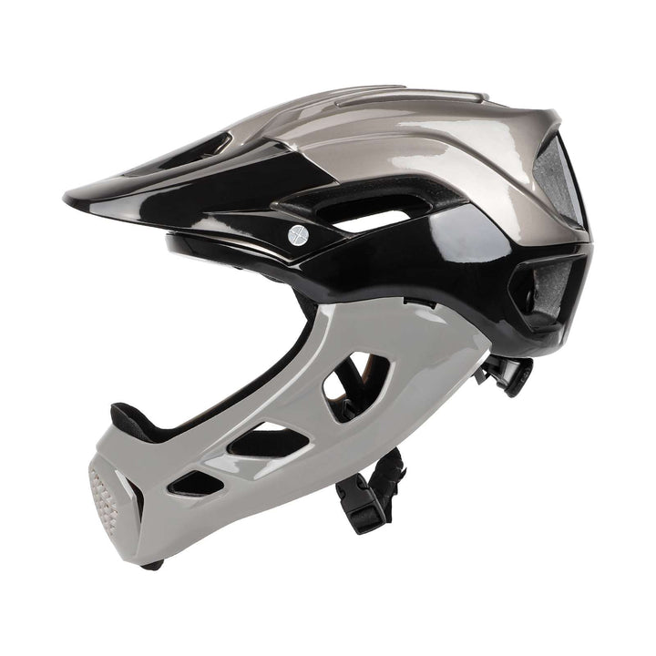Black And Grey Detachable Off-Road Helmet Mountain Bike Helmet Xc/Am Ultra-Light Off-Road Helmet Outdoor Adult Cycling Helmet Sports Mountain Forest Race Off-Road Helmet Removable Mountain Bike Full Helmet Wholesale