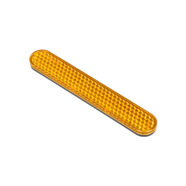 4 Pcs Yellow Segway Scooter G30 Max Reflective Strips Reflective Stickers Max G30 Plastic Cover Reflective Safety Stickers Front Rear Wheel Cover Waterproof Reflective Sticker For Ninebot Max G30 Electric Scooter Warning Dustproof Reflective Sticker