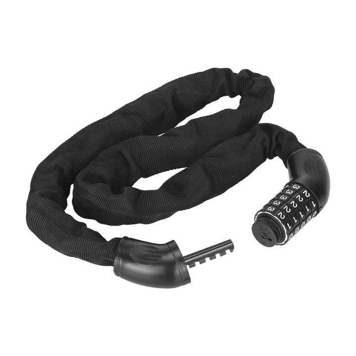 Lucchetto per moto elettrica con combinazione, lucchetto a catena per bicicletta, antifurto per bicicletta, lucchetto a catena portatile, lucchetto per mountain bike