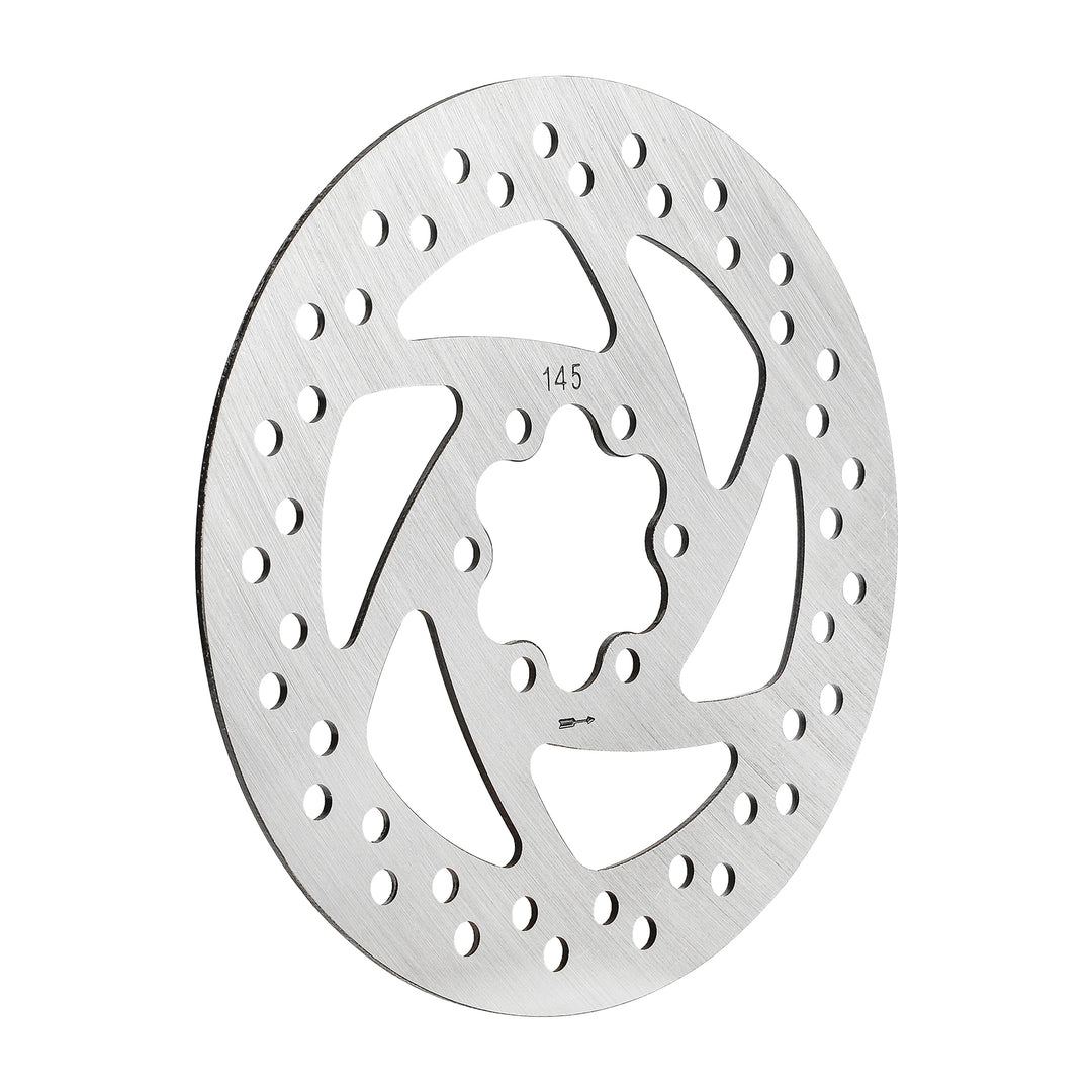 145mm Disc Brake Rotors with 6 Holes for VSETT 10+ 10 APEX DUALTRON KAABO Some Electric Scooter 
 Brake Disc Electric Scooter Brake Disc Pad Diagonal 44mm Disc 145mm Disc Brake Rotor Stainless Steel Brake Disc