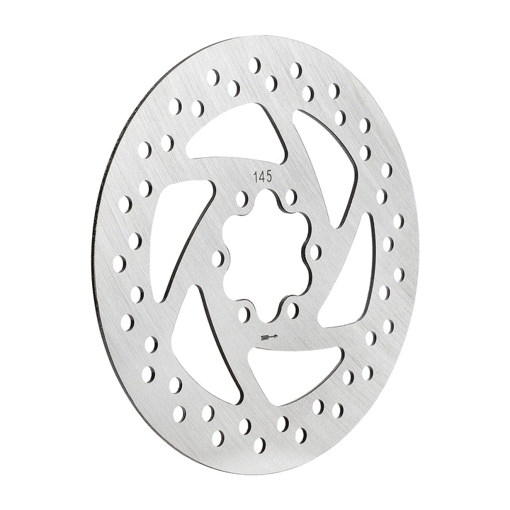 145mm Disc Brake Rotors with 6 Holes for VSETT 10+ 10 APEX DUALTRON KAABO Some Electric Scooter 
 Brake Disc Electric Scooter Brake Disc Pad Diagonal 44mm Disc 145mm Disc Brake Rotor Stainless Steel Brake Disc