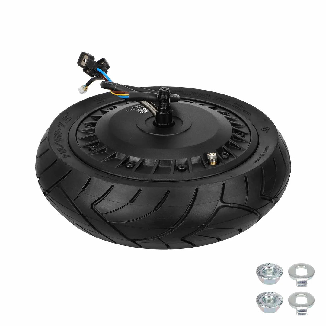 Original Segway Ninebot Max G3 Hub Motor Assy 850W with 70/60-7.5 Tire Ninebot Max G3 Electric Scooter 11 Inch Hub Motor 850W Rear Wheel Drive Motor Accessory Scooter Engine Electric Motor Drive Assembly Power Unit