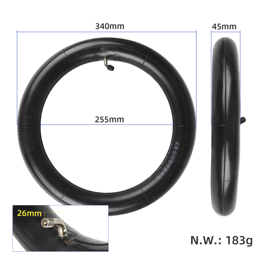 CST 14*2.5 Pneumatico Interno con Valvola Piega a 60 Gradi CST Pneumatici per Bici Elettriche da 14 Pollici 14X2.50 Gomma per Bicicletta per Bambini con Ugello Curvo Camera d&