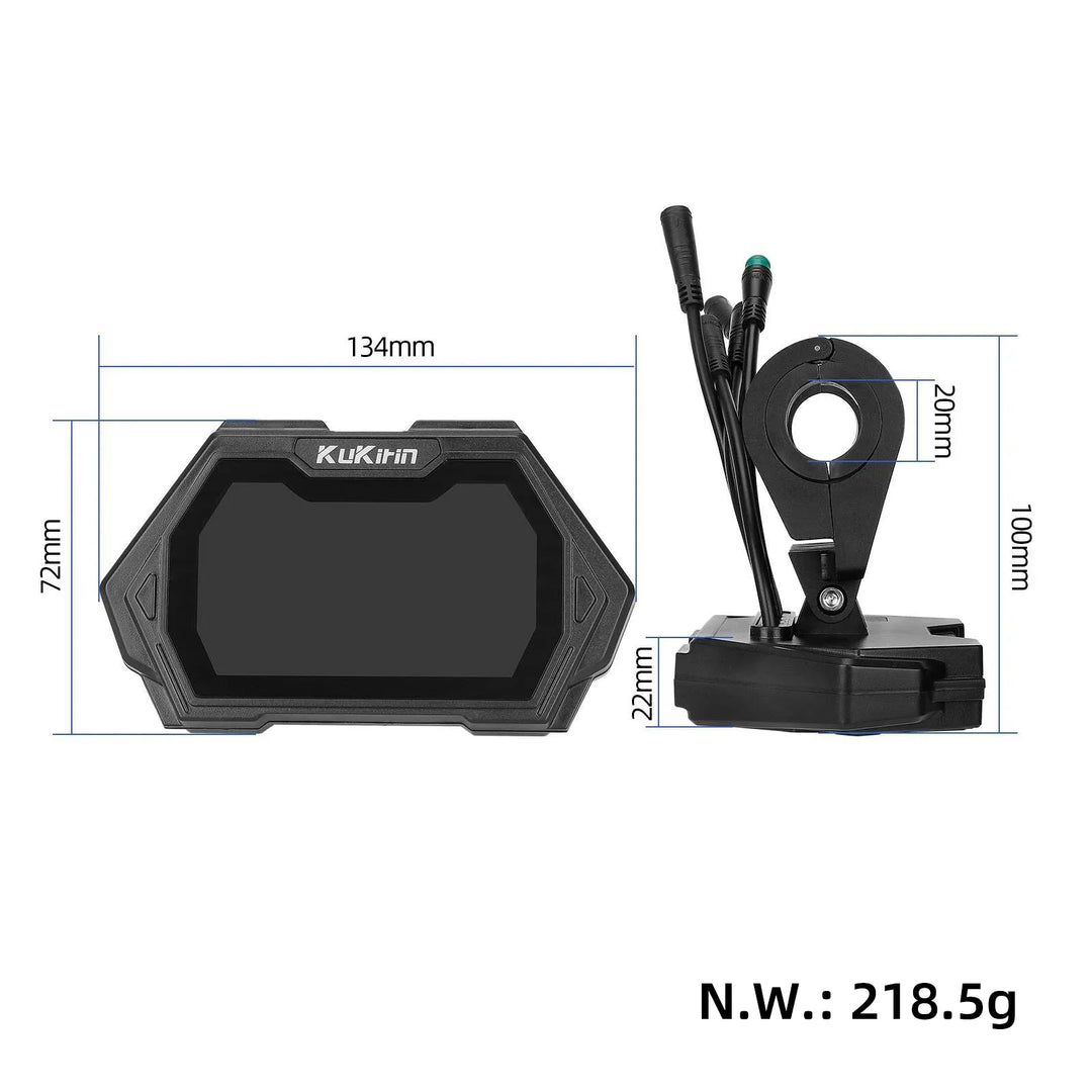 Original Kukirin Kugoo M5 Pro Display TFM13 36V-72V Genuine LCD Display for Kukirin G2 Pro Electric Scooter Dashboard Screen Digital Gauge Parts Display Dashboard TFM13 Instrument Digital Meter Screen Display