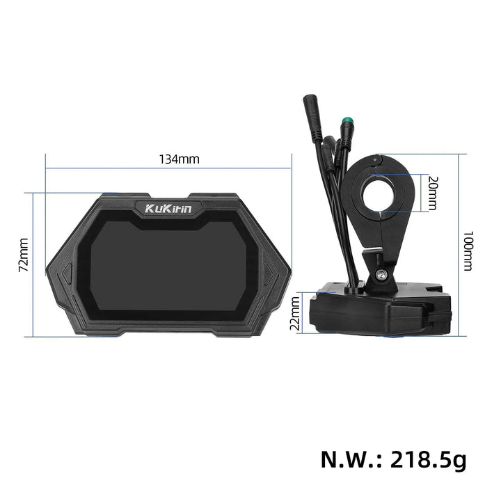 Original Kukirin Kugoo M5 Pro Display TFM13 36V-72V Genuine LCD Display for Kukirin G2 Pro Electric Scooter Dashboard Screen Digital Gauge Parts Display Dashboard TFM13 Instrument Digital Meter Screen Display
