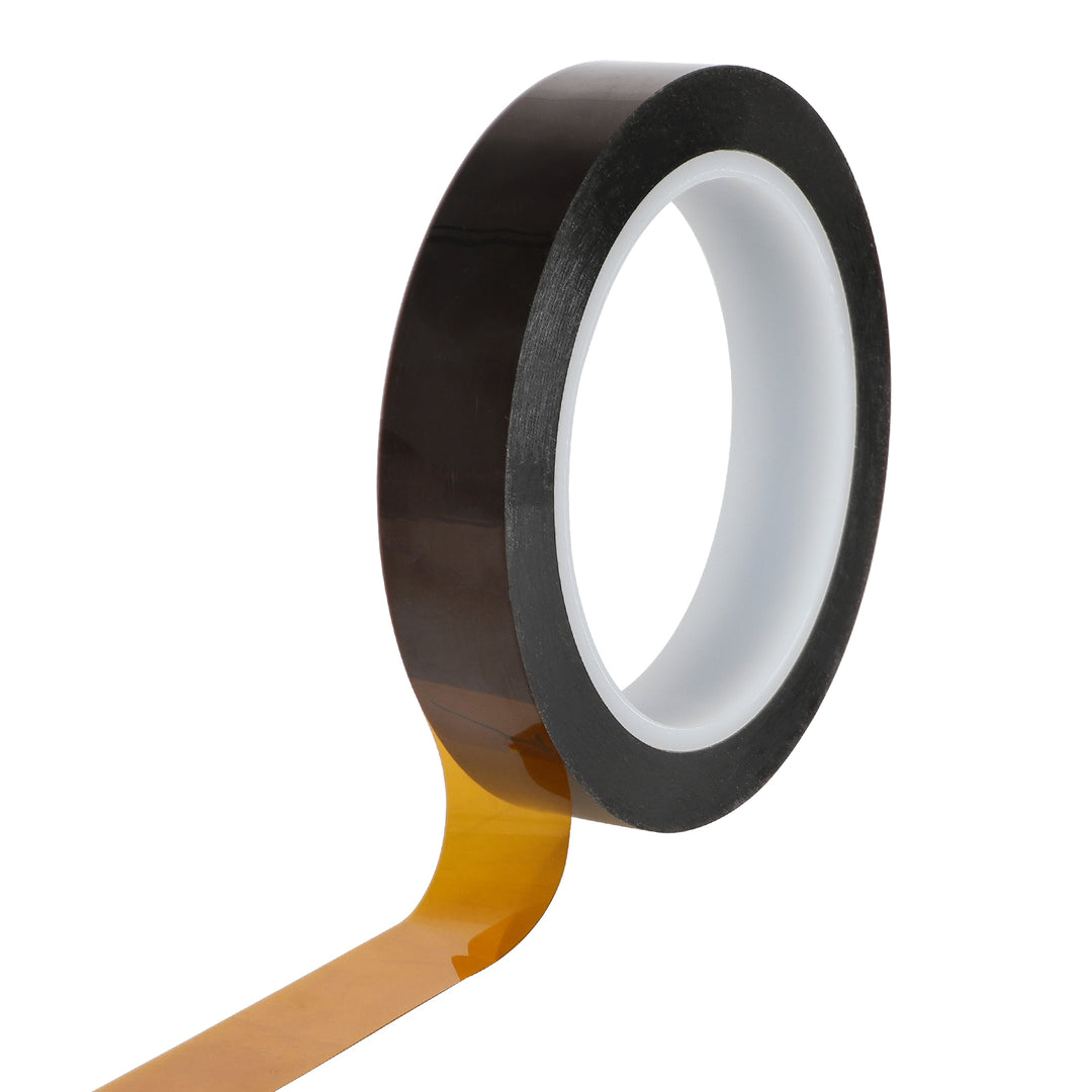 1PC 33M Length 20MM Width Heat Resistant Tape High Temperature Adhesive Insulation Tape Gold Finger Tape Thermal Insulation Polyimide Adhesive Tape for Controller Repair Tool