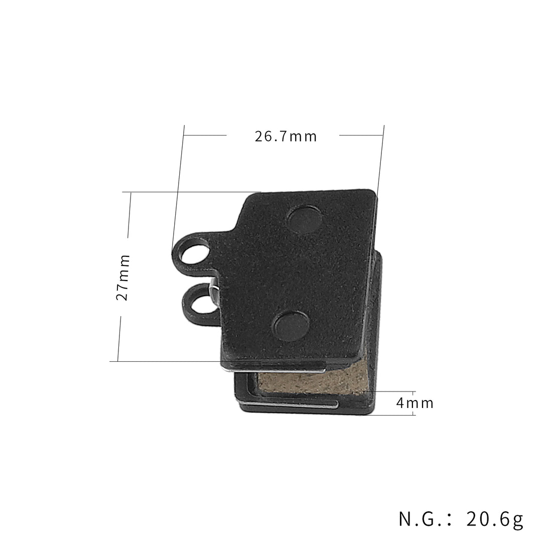 Rivestimento semimetallico per pastiglie freno a disco HAYES STROKER RYDE DYNO SPORT Parti per bicicletta scooter elettrico Pezzi di ricambio per bicicletta Frizione in resina per freni a disco per bicicletta Rivestimento per mountain bike