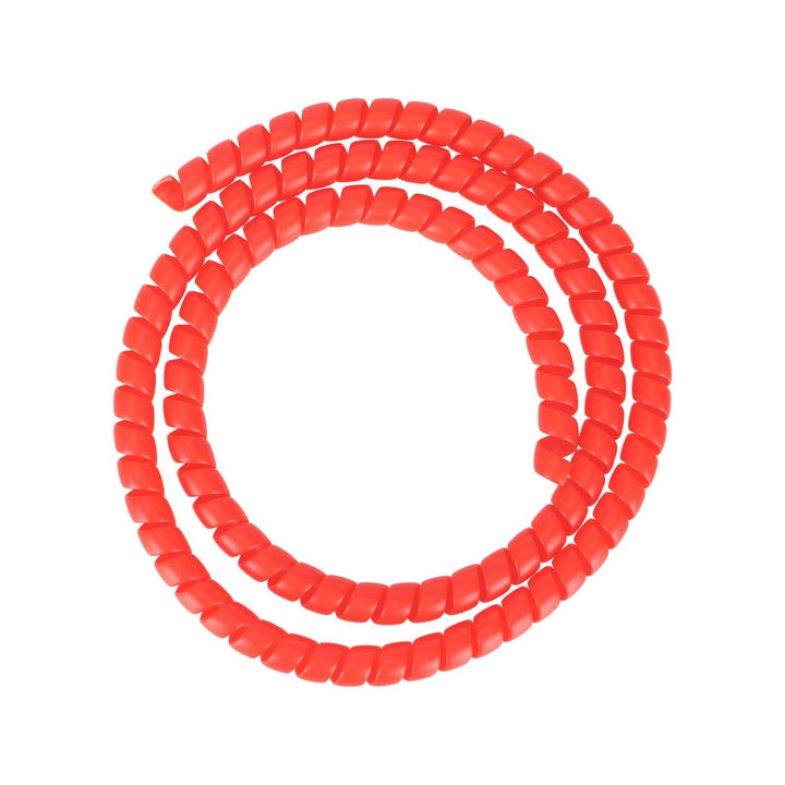 Tubo di protezione avvolgente da 8 mm 1 m, rosso, per cavo monopattino elettrico ZERO 8 10 10X DT3 DT Thunder KAABO KUGOO NINEBOT Skateboard. Guaina protettiva antipiega per cavo, avvolgicavo a spirale, tubo protettivo.