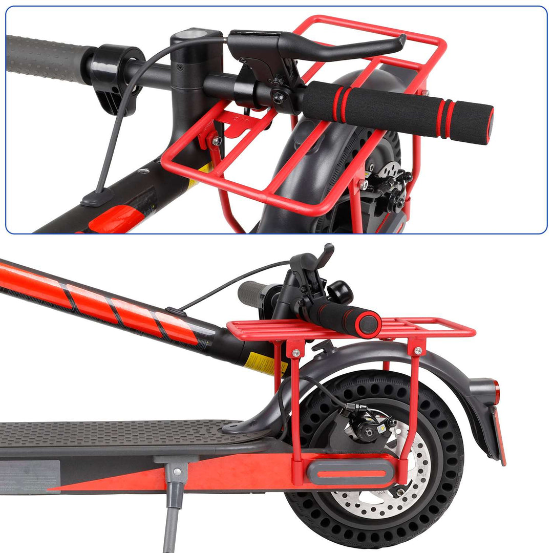 Scaffale portapacchi posteriore pieghevole rosso Ulip per monopattini Xiaomi M365 Pro PRO2 1S MI 3, portapacchi posteriore per E-Scooter, design compatto, leggero, per spazio di archiviazione aggiuntivo