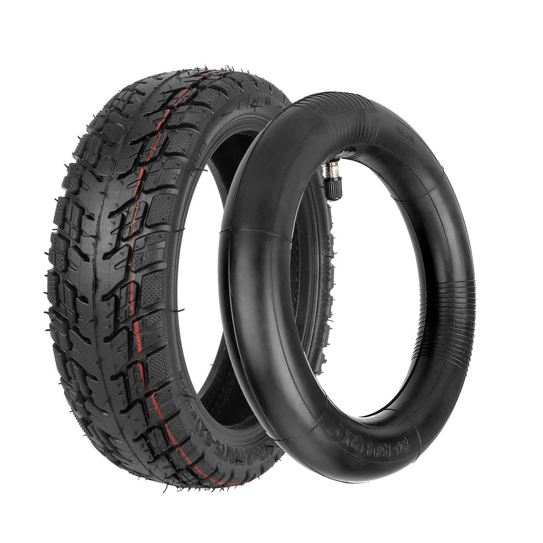 ULIP 8 1 2x2 50 75-6.1 Off-road Tubeless Tire and Thick Inner Tube Kit 8.5 Inch All-terrain Rubber Tire for Xiaomi M365 Pro Pro 2 1S Mi3 Lite Electric Scooter Wear-resistant and Puncture-resistant 8.5 Inch Scooter High-performance Tire Accessories