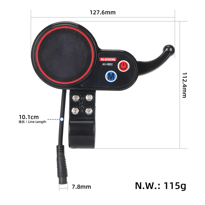 Display NJ-AOXIONG AX-HB02 NJ Aoxiong AX HB02 Impermeabile Strumento Principale Controller Scooter Elettrico Senza Chiave Scheda di Controllo Elettronica Accessori per Display Strumento di Comunicazione