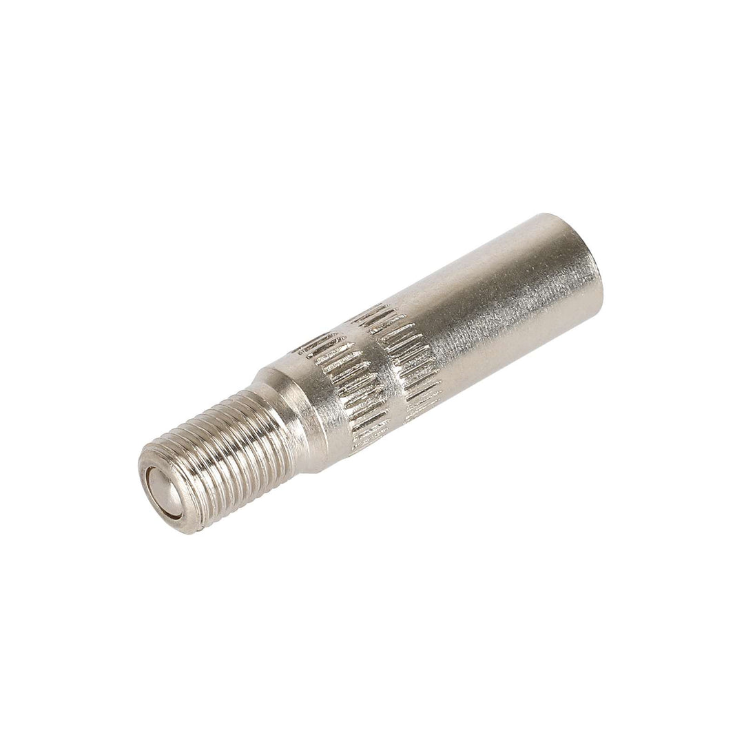 39mm Extending Valve Adapter For Pumping Xiaomi Scooter Front Wheel Motor Inflation Pump Extension Nozzle Inflation Valve 39mm Screw-On Valve Cap Stem Extension Extenders Metal Silver Auto Car Truck Wheel Tyre Tire Cap Extender Adapter