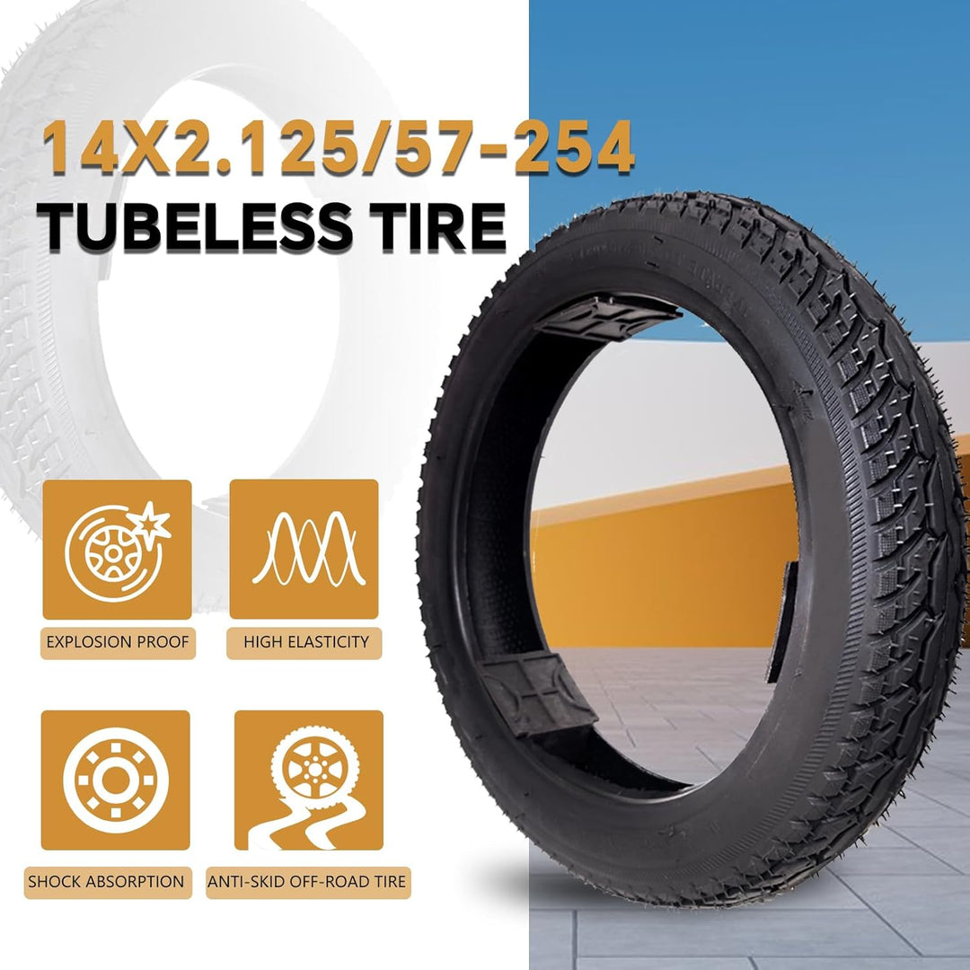 14X2.125 Tubeless Tire
