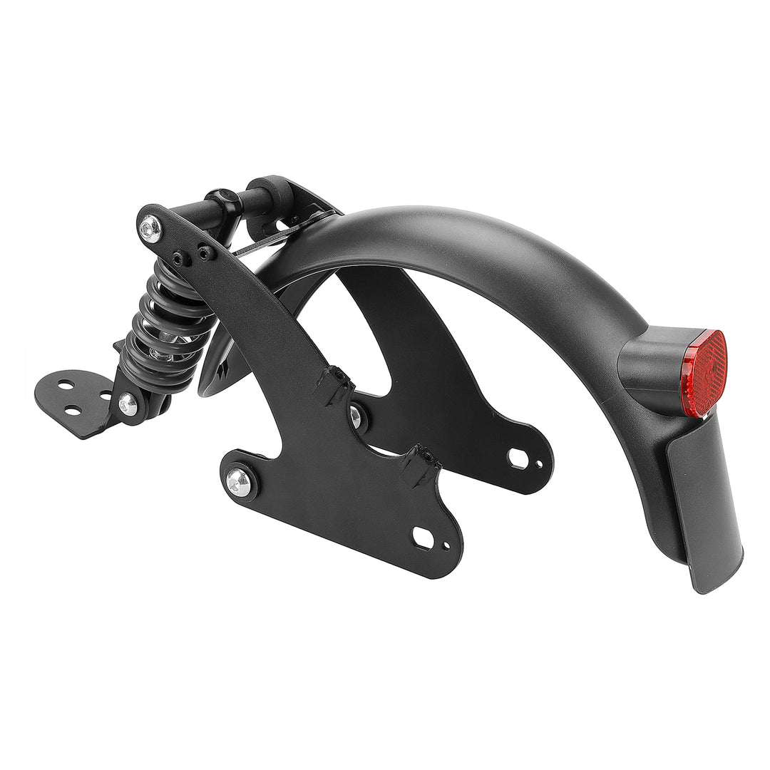 Black-red V2 Rear Suspension with Mudguard and Tailight for Xiaomi M365 and 1S Scooter Rear Shock Absorber for Scooter Rear Spring Shock Absorber Replacement Accessories