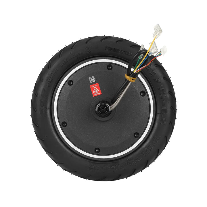 Xiaomi 5 Pro Motor with CST 60/70-6.5 Vacuum Tires 48V400W Motor with White Circle for Xiaomi 5 Pro Electric Scooter Engine Motor Replacement Driving Wheel Motor
