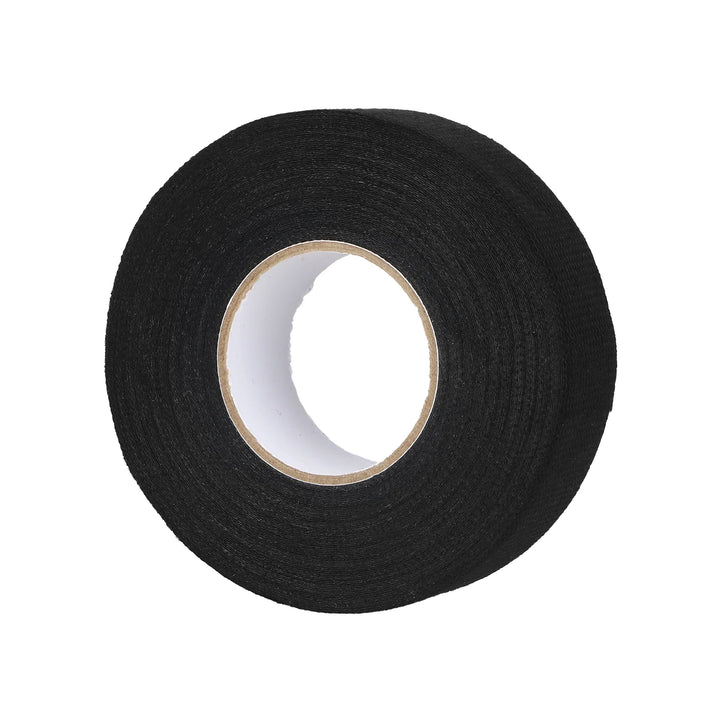 1PC 15mm/15 Meters Black New Adhesive Cloth Tape Industrial Tape For Cable Harness Wiring Loom 15mm Wire Harness Tape Cloth Fabric Adhesive Heat-resistant Loom Wrap For Automotive Electrical Insulation Cable Fixed